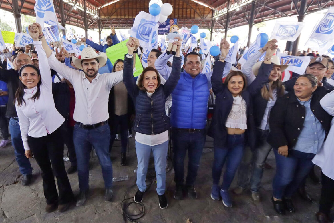 Cierran precampaña Lupita Murguía y Agustín Dorantes
