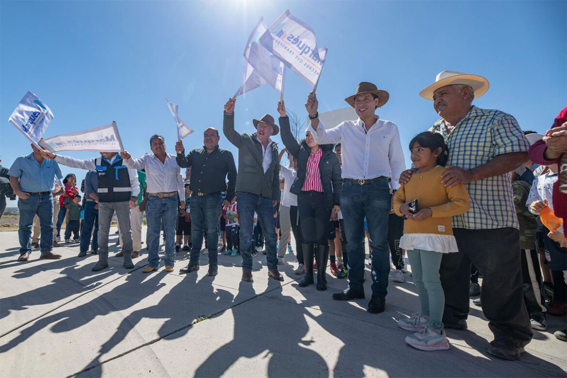 En El Marqués, supervisan y arrancan obras de infraestructura deportiva