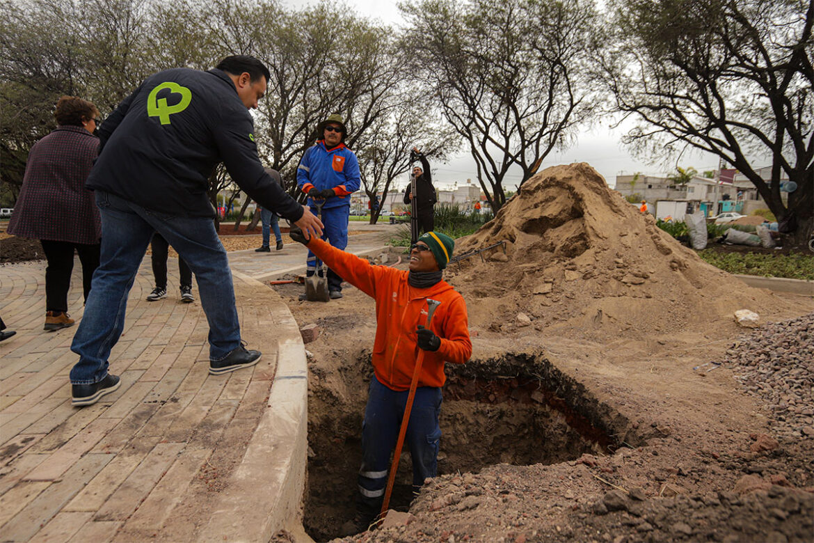 Luis Nava anuncia 71 mdp para parques y jardines este 2024