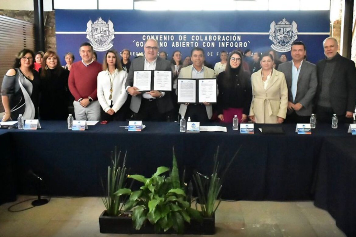 En Corregidora, firman convenio de colaboración