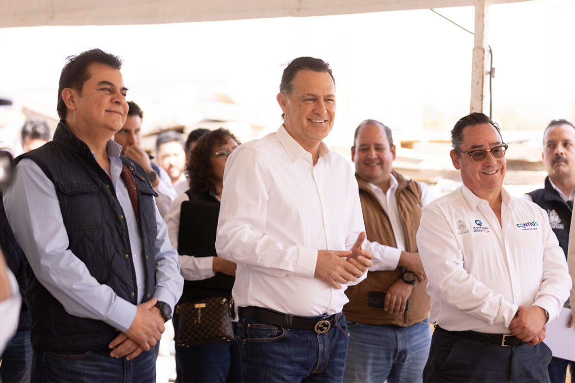 Kuri supervisa obras en Tequisquiapan y San Juan del Río