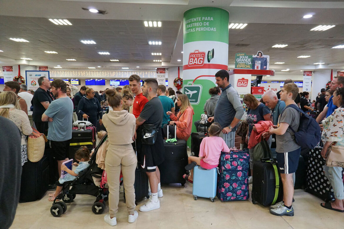 Llegan más de 2 millones de turistas internacionales