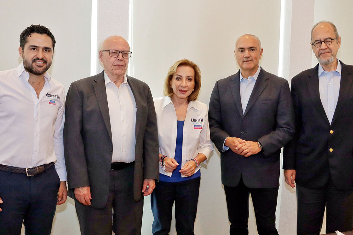 Se reúnen Lupita Murguía y Agustín Dorantes con José Narro