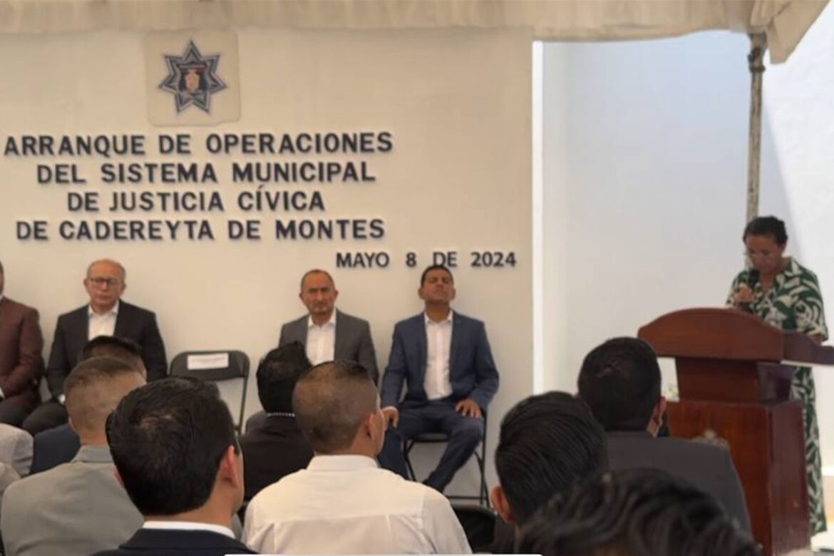 En marcha, Sistema Municipal de Justicia Cívica en Cadereyta