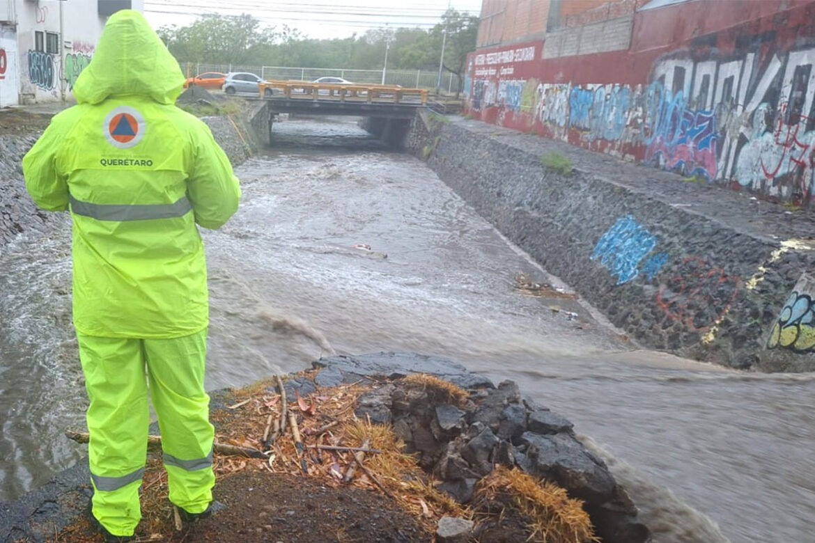 Atento el municipio de Querétaro ante las lluvias