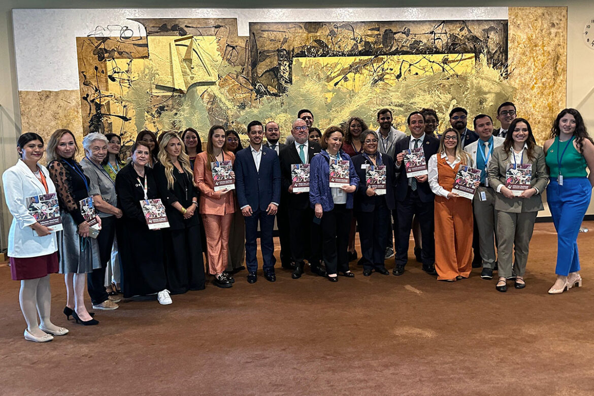 Concluye titular de Sejuve gira en la ONU