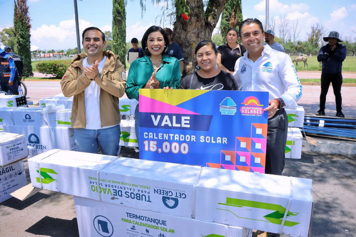 Entregó Roberto Sosa el calentador solar número 15 mil