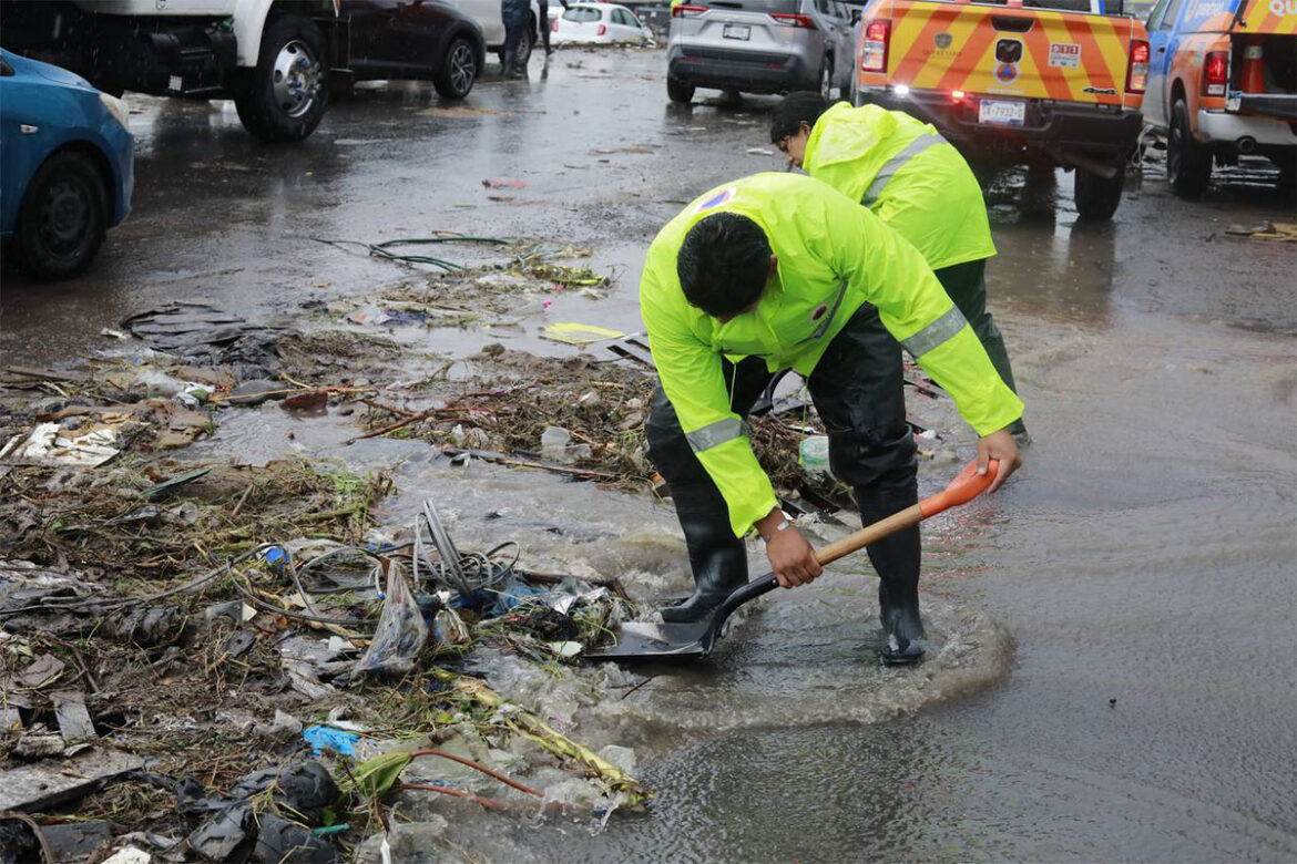 Municipio de Querétaro atiende reportes por lluvias