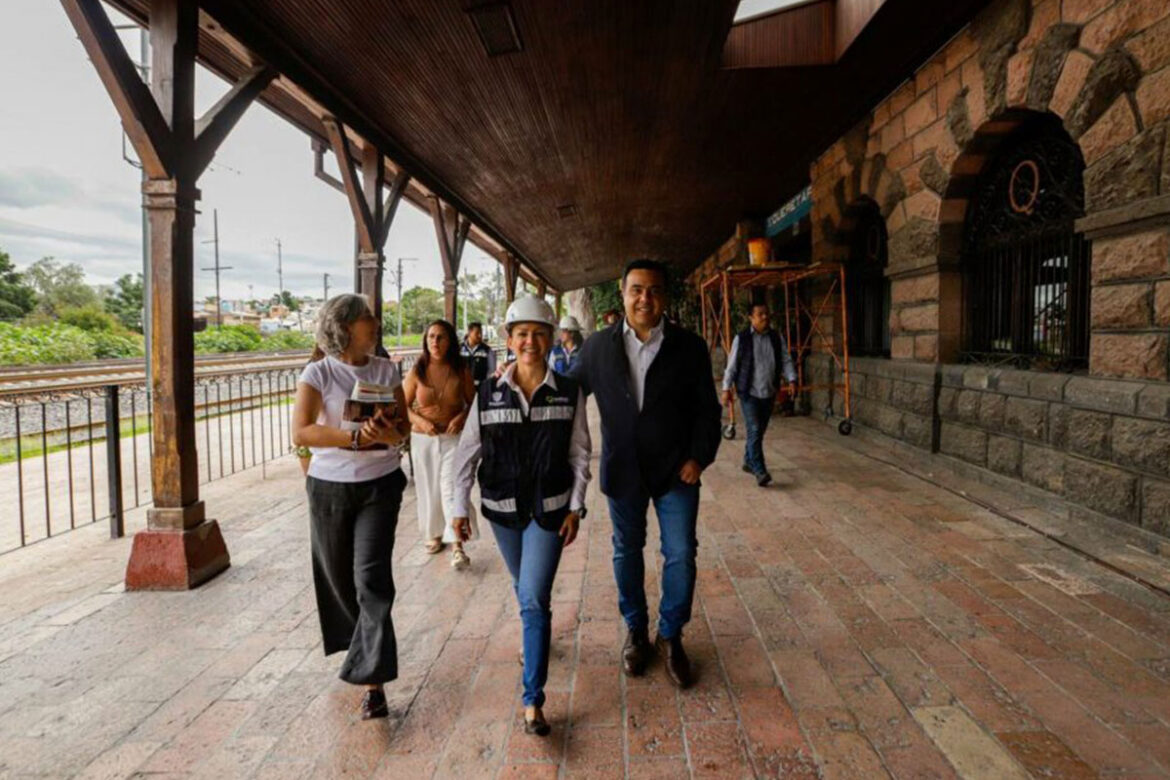 Supervisa Luis Nava obra de la Antigua Estación del Tren