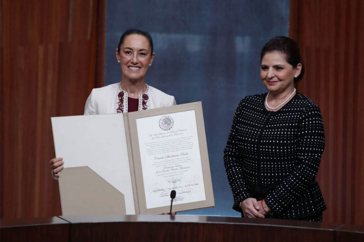 TEPJF entrega constancia de mayoría a Claudia Sheinbaum