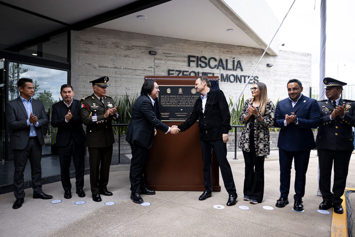 Kuri inaugura edificio de la Fiscalía General en Ezequiel Montes