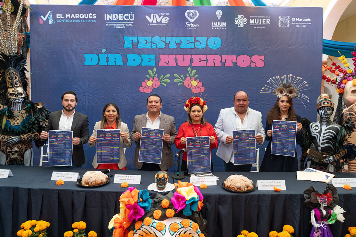 Presentan 'Festejo Día de Muertos' en El Marqués