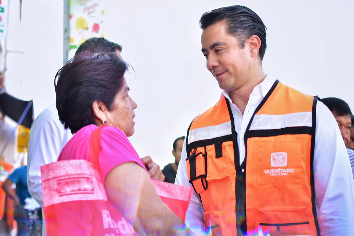 Supervisa Felifer Macías trabajos de limpieza en Santa María Magdalena