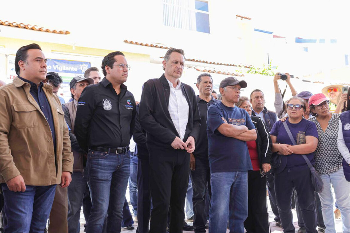 'Chepe' Guerrero y Mauricio Kuri entregan obras de urbanización