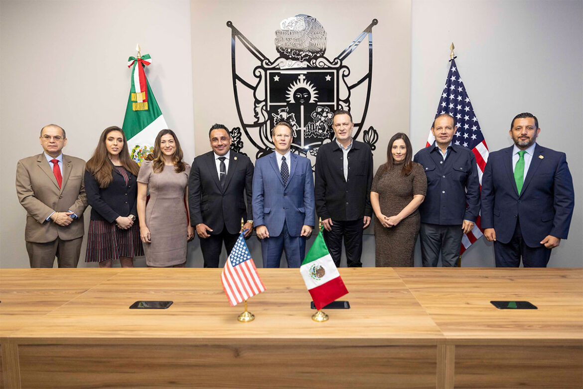 Kuri se reúne con representantes de Embajada de EUA