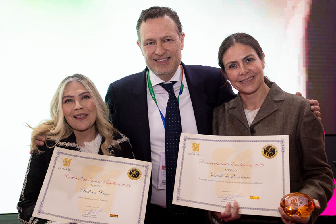 Recibe Querétaro premios Excelencias en FITUR