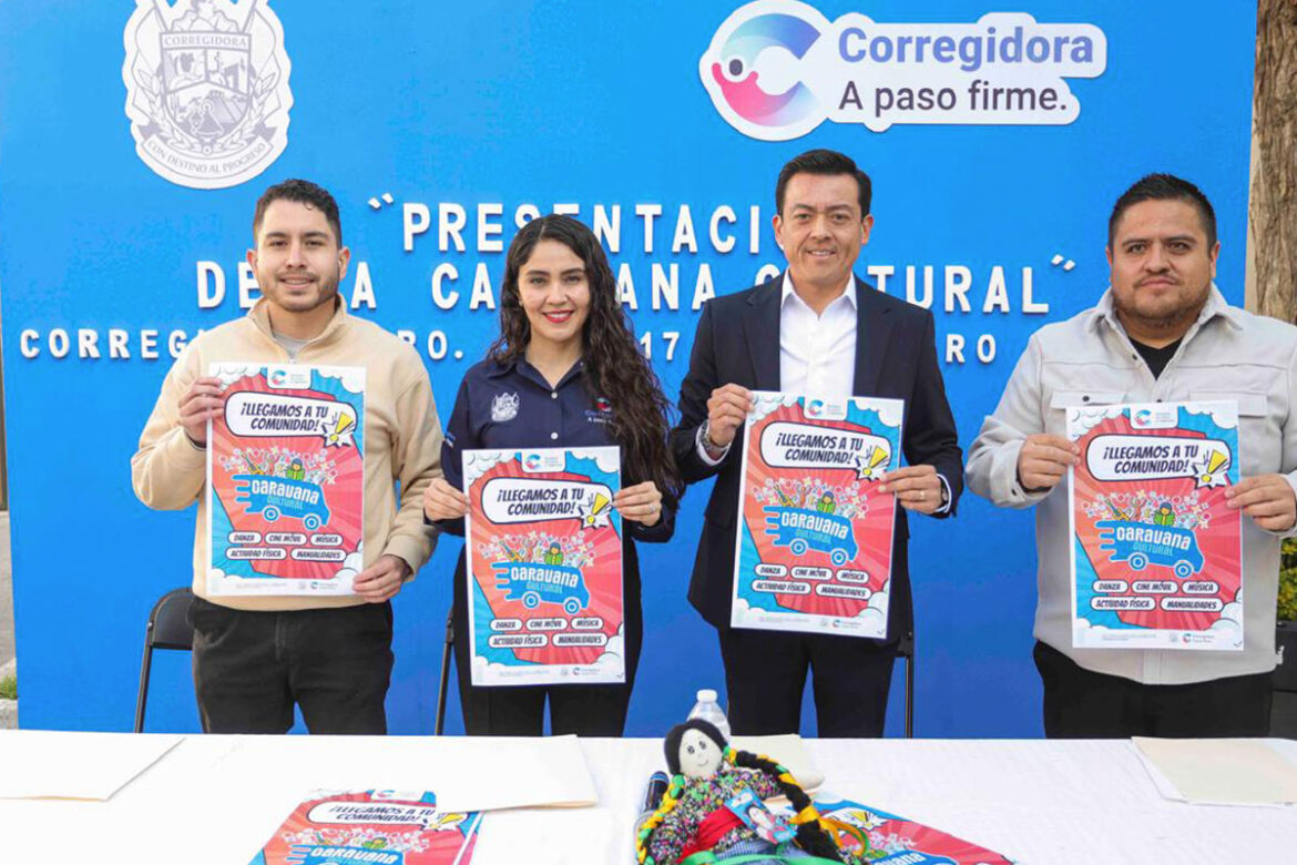 Anuncian la Caravana Cultural en Corregidora