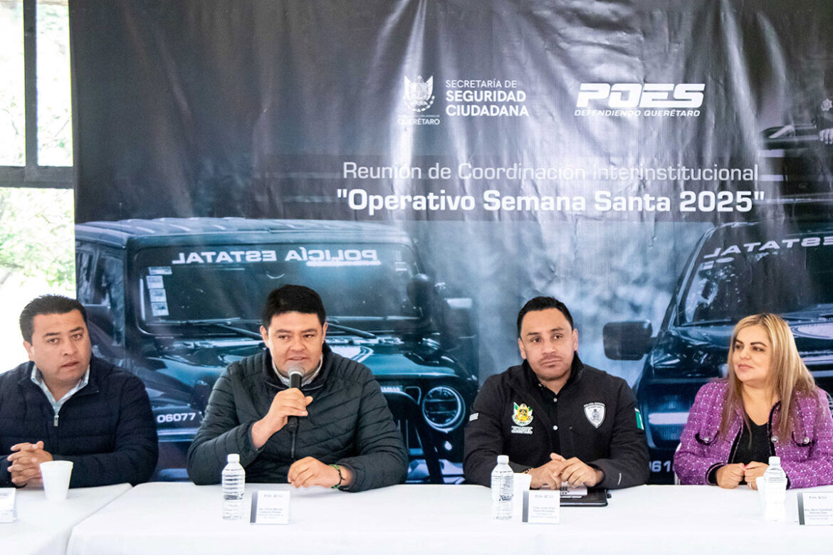 Coordinan operativos por Semana Santa