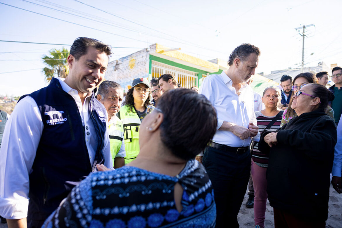Mauricio Kuri entrega obras que mejoran la calidad de vida