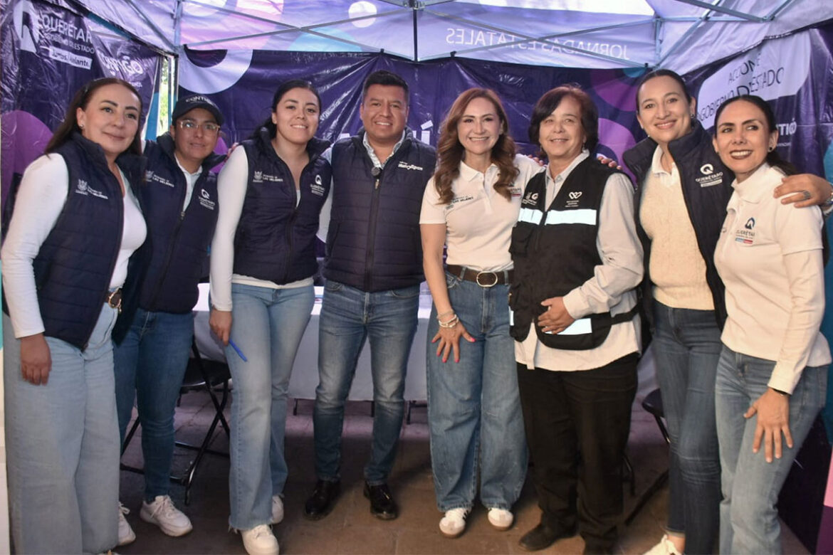 Mujeres de Huimilpan reciben la jornada Aquí Contigo Mujeres