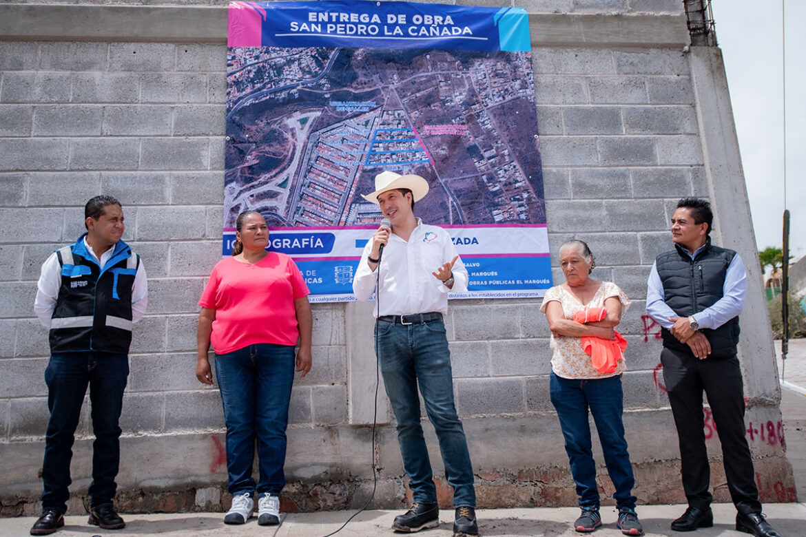 Más infraestructura urbana en El Marqués