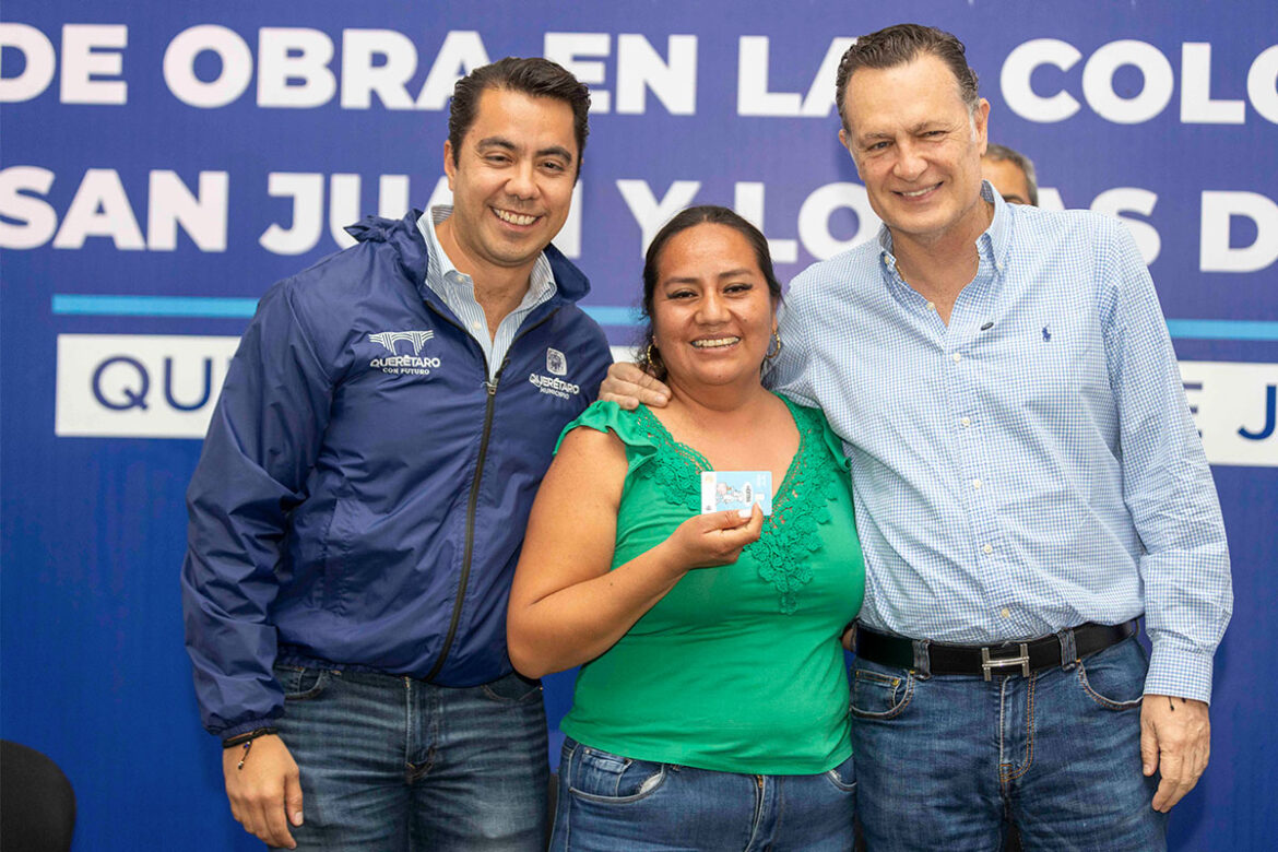 Entregan rehabilitación de calles en Epigmenio González