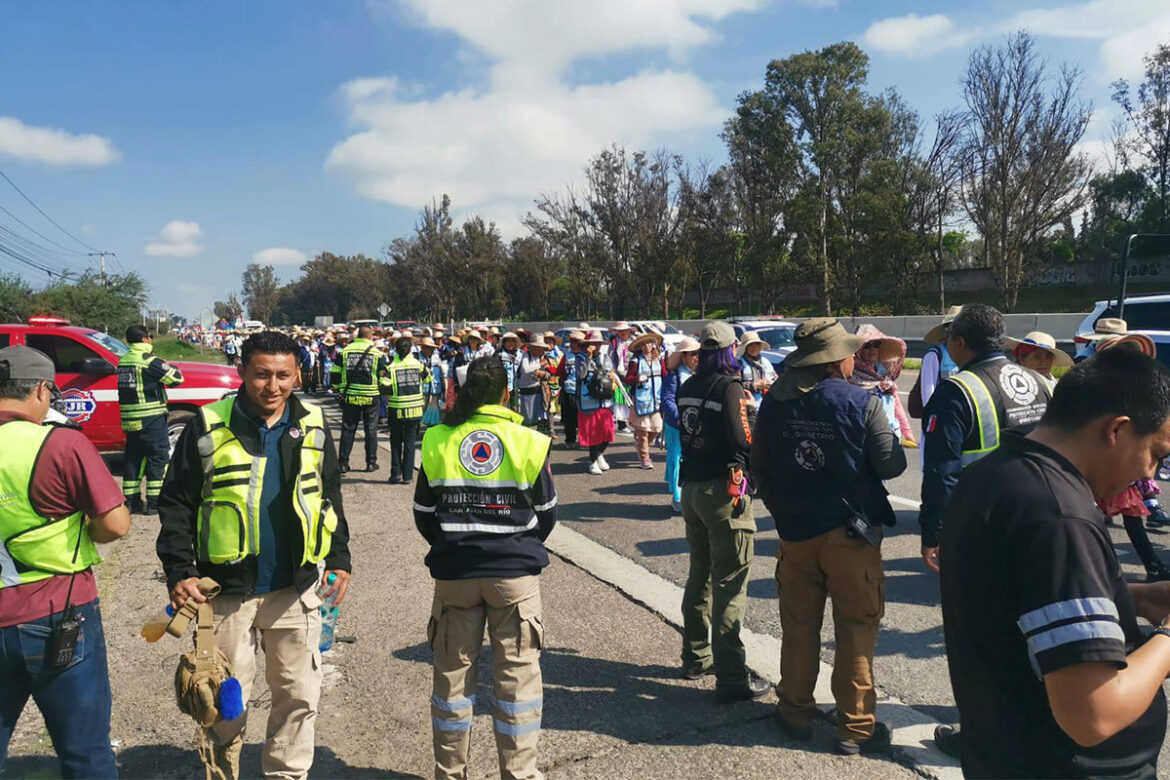 Llega a San Juan del Río contingente de peregrinación