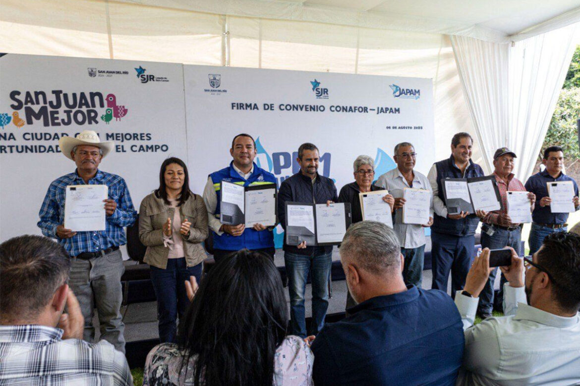JAPAM y CONAFOR firman convenio en favor del medio ambiente y el agua