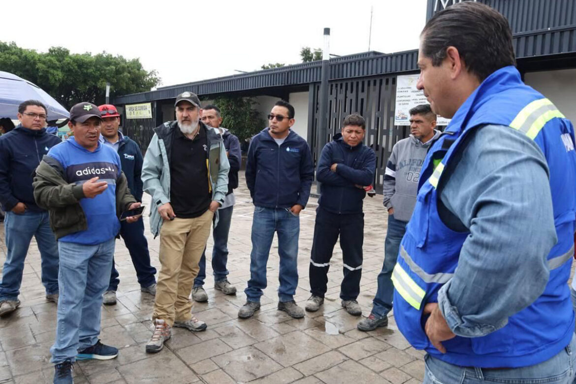 JAPAM realiza acciones tras lluvias del fin de semana