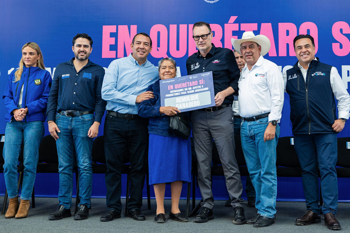 Entregamos 150 mil apoyos a productores para seguir cosechando