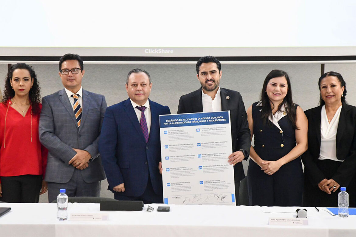 Firman Agenda Conjunta por la Alimentación de Niñas, Niños y Adolescentes