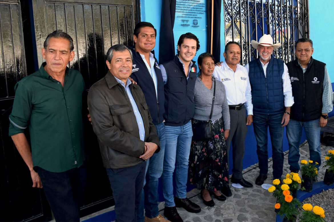 Capital entrega rehabilitación de la Casa Ejidal en Montenegro