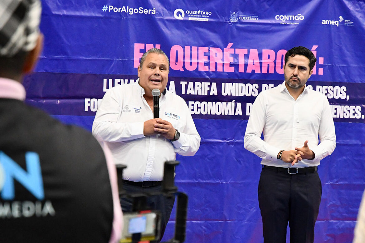 Tarifa Unidos en San Juan del Río, una realidad: Agustín Dorantes