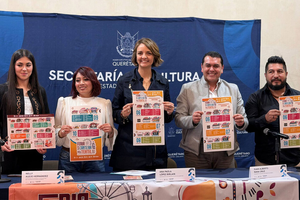 Todo listo para la Feria de la Cantera y el Textil