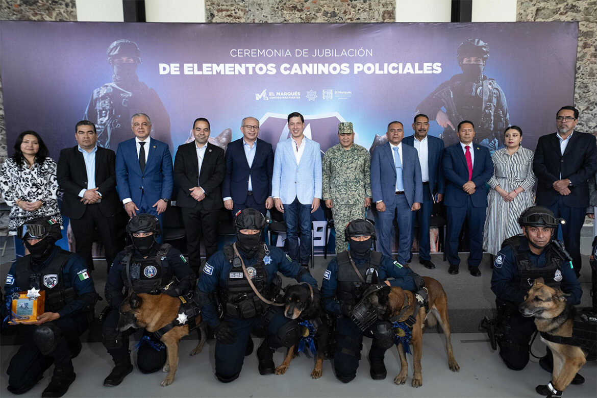 Reconoce Rodrigo Monsalvo trayectoria y legado de la Unidad K9